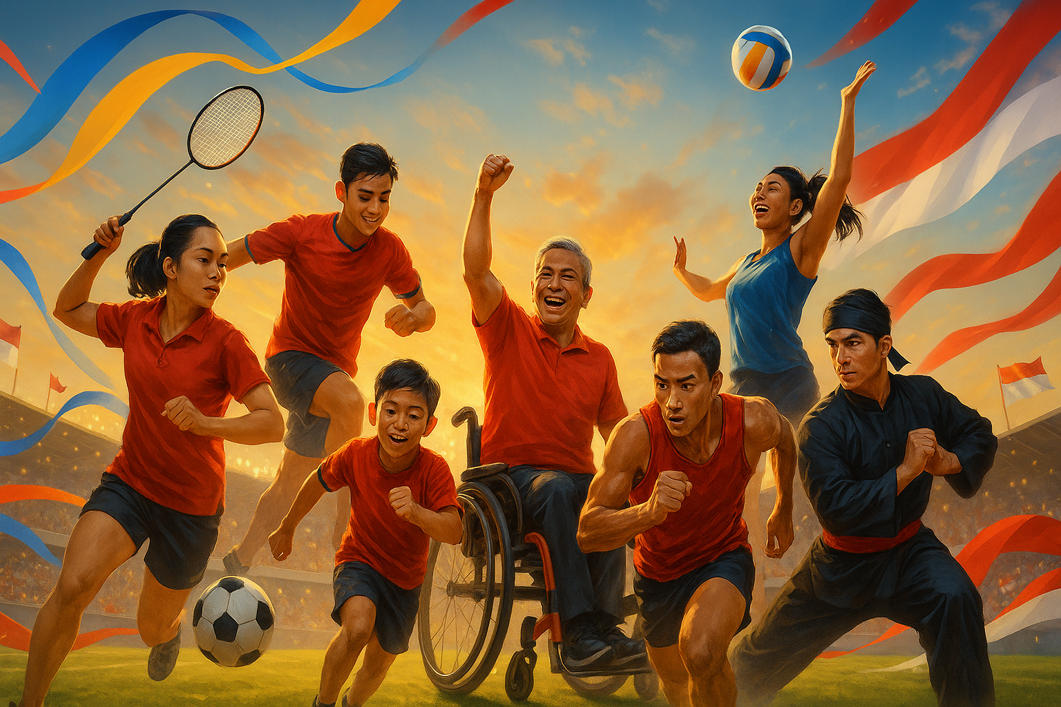 Hari Olahraga Nasional (HAORNAS) 2025 Diperingati Hari Ini: ‘Olahraga Satukan Kita’ Jadi Tema Pemersatu 